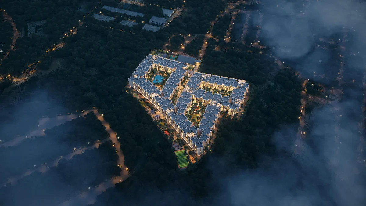 Casagrand Moondance Kumbalgodu — exterior elevation render
